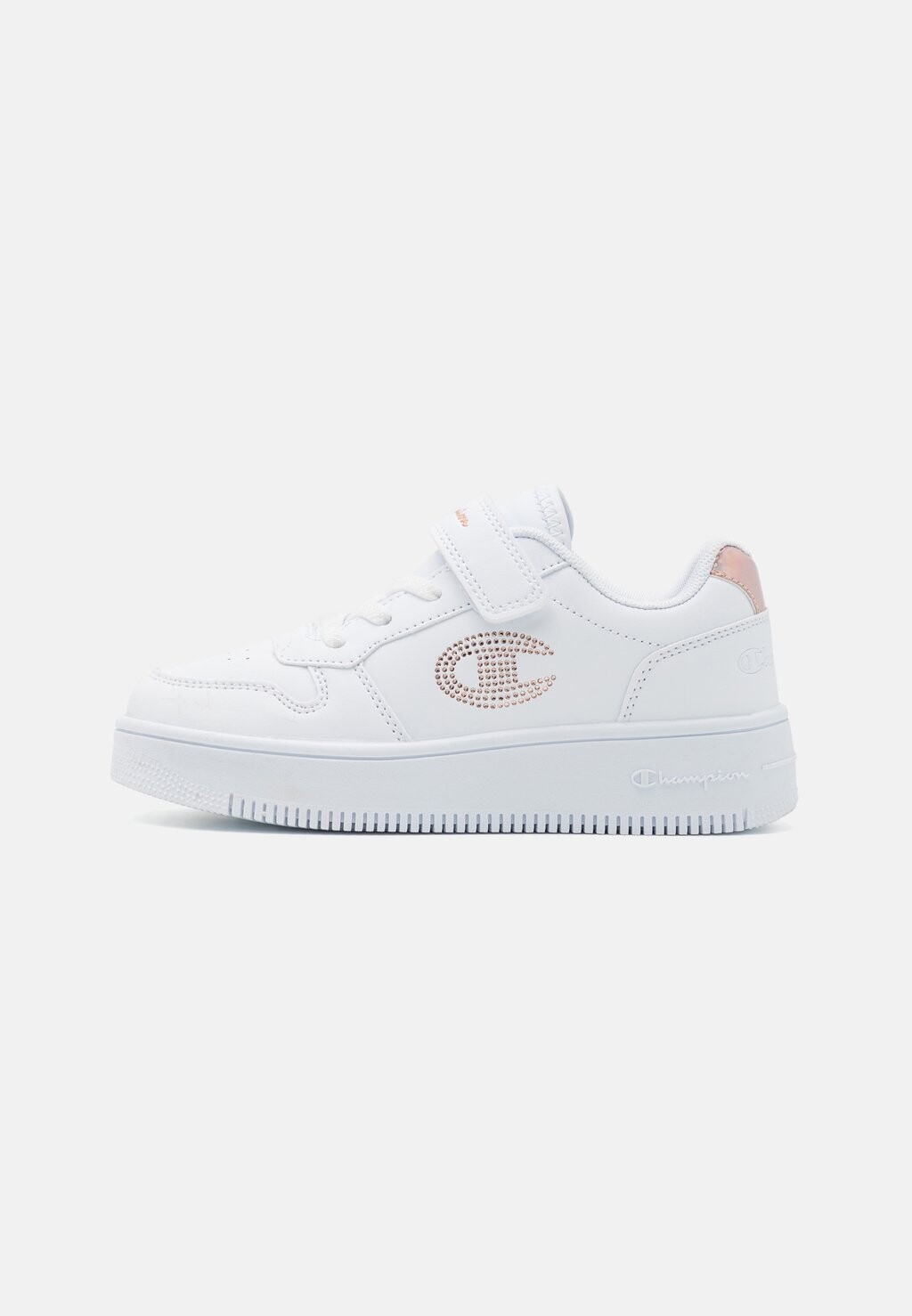 

Низкие кроссовки Rebound Platform Unisex Champion, цвет white/rose gold