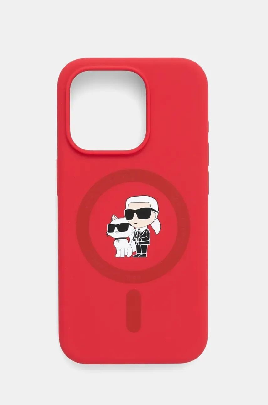 

Чехол для телефона Karl Lagerfeld для iPhone 15 Pro 6.1, красный