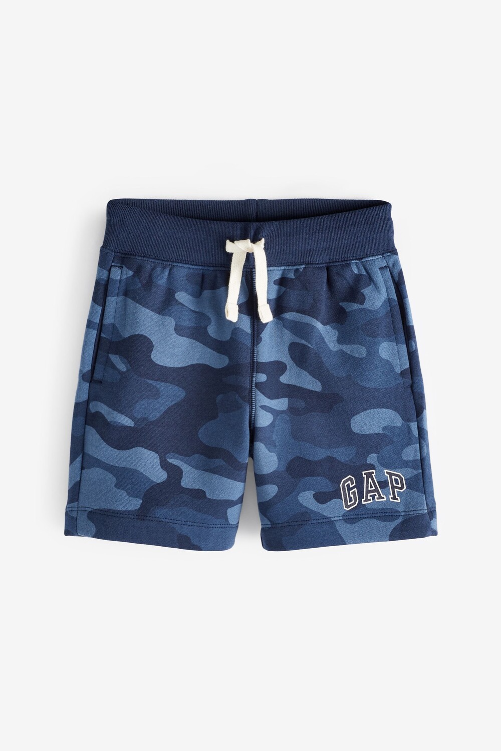 

Спортивные шорты без застежки с логотипом Gap, синий