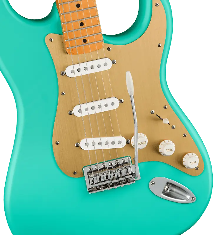 

Электрогитара Squier 40th Anniversary Vintage Edition Stratocaster 2022 - Present Satin Sea Foam Green