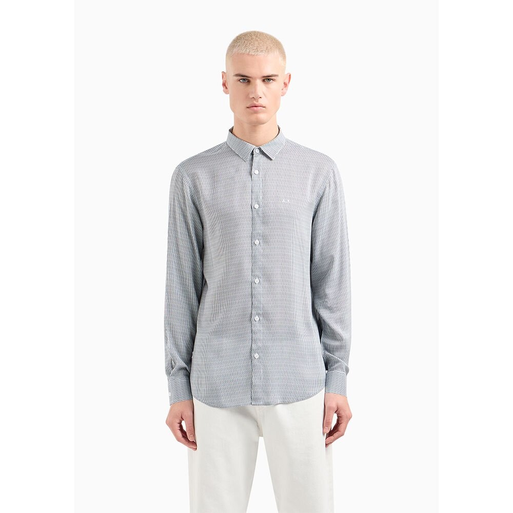 

Рубашка с длинным рукавом Armani Exchange 3DZC48_ZNRNZ, серый