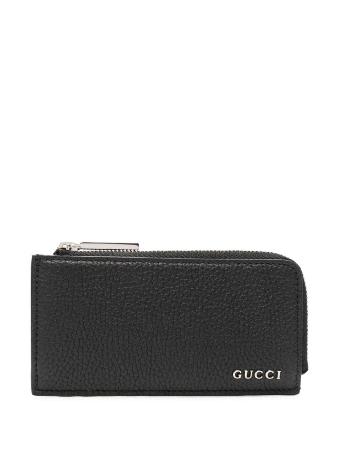 Gucci кожаный кошелек с логотипом, черный