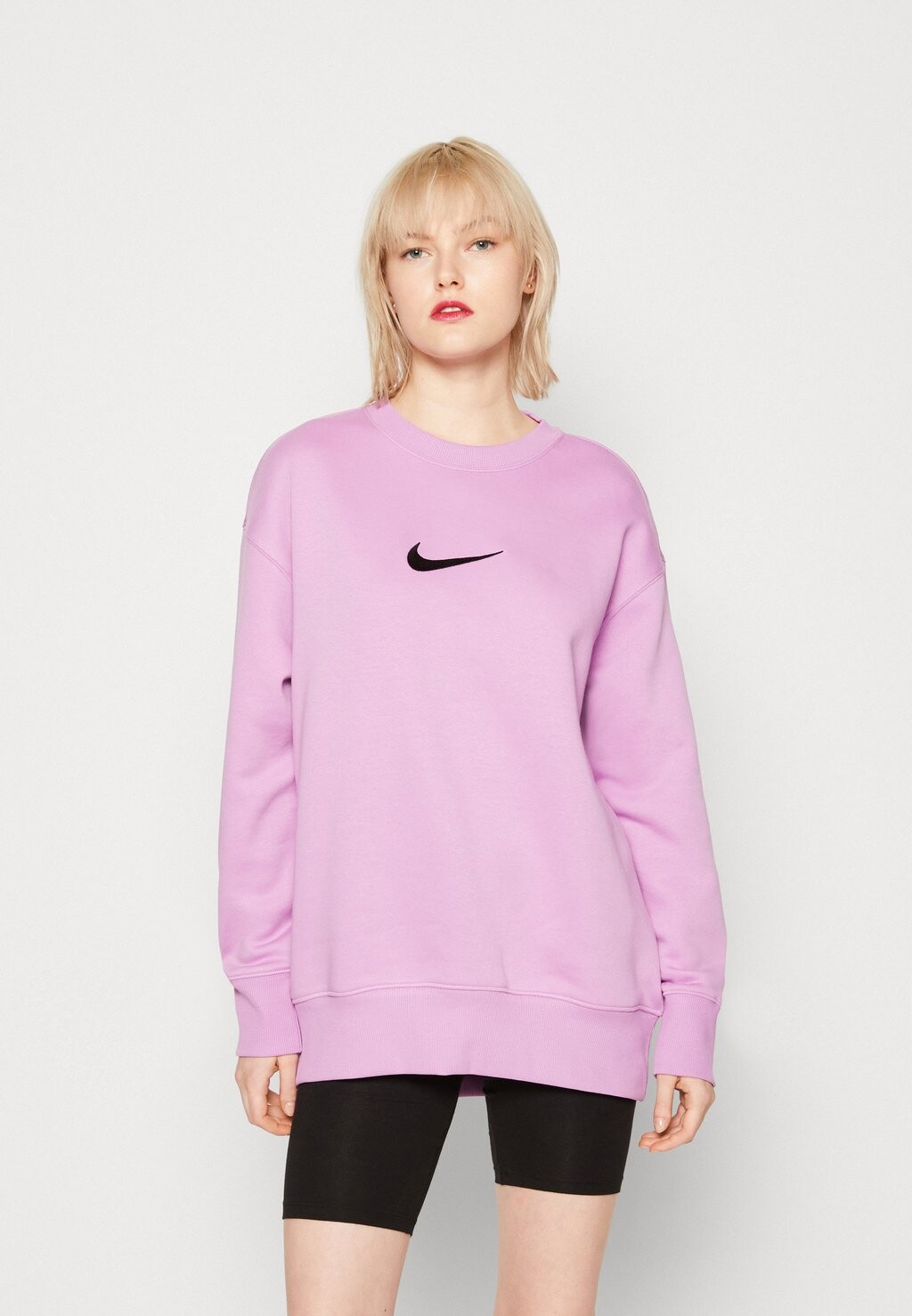 

Толстовка Nike Crew, rush фуксия / черный