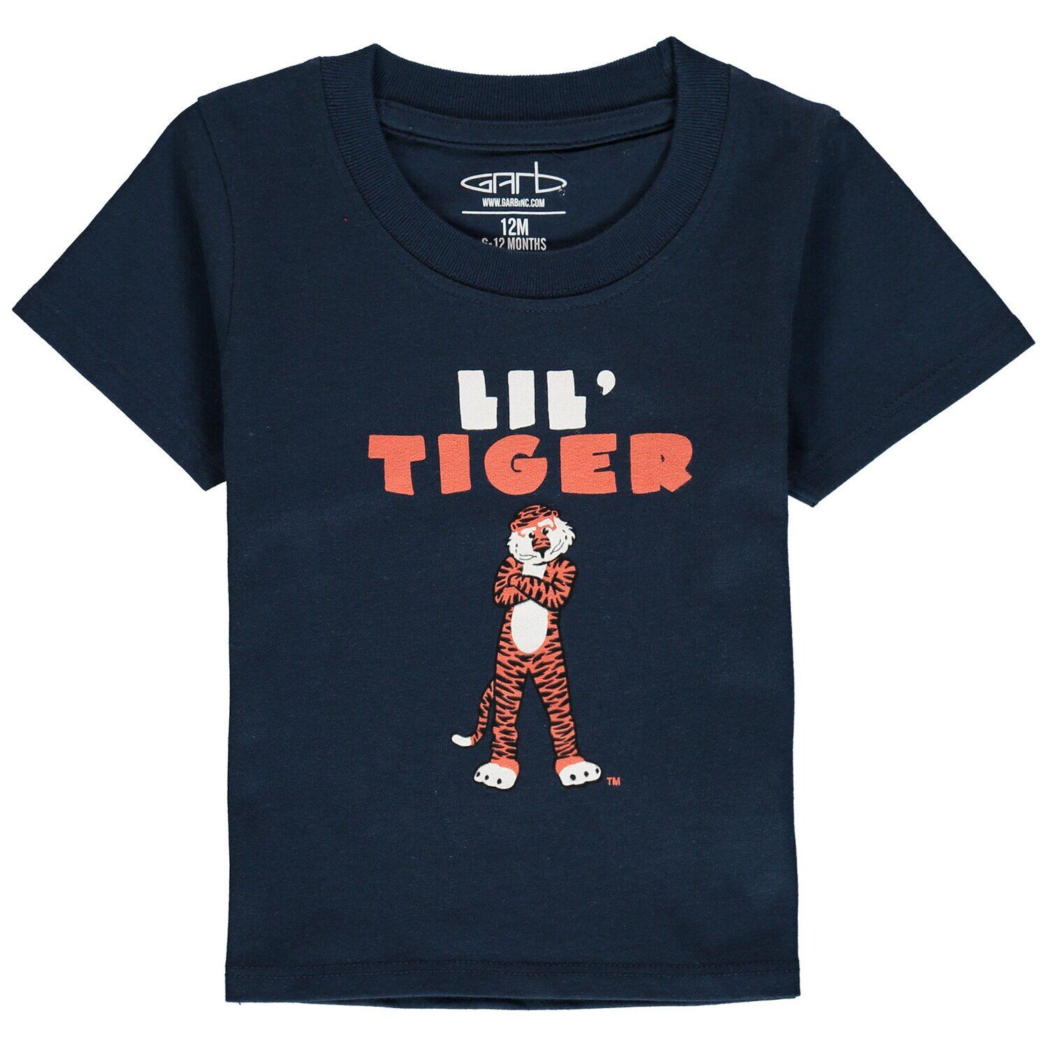 

Темно-синяя футболка-талисман Infant Auburn Tigers Lil Unbranded, Синий