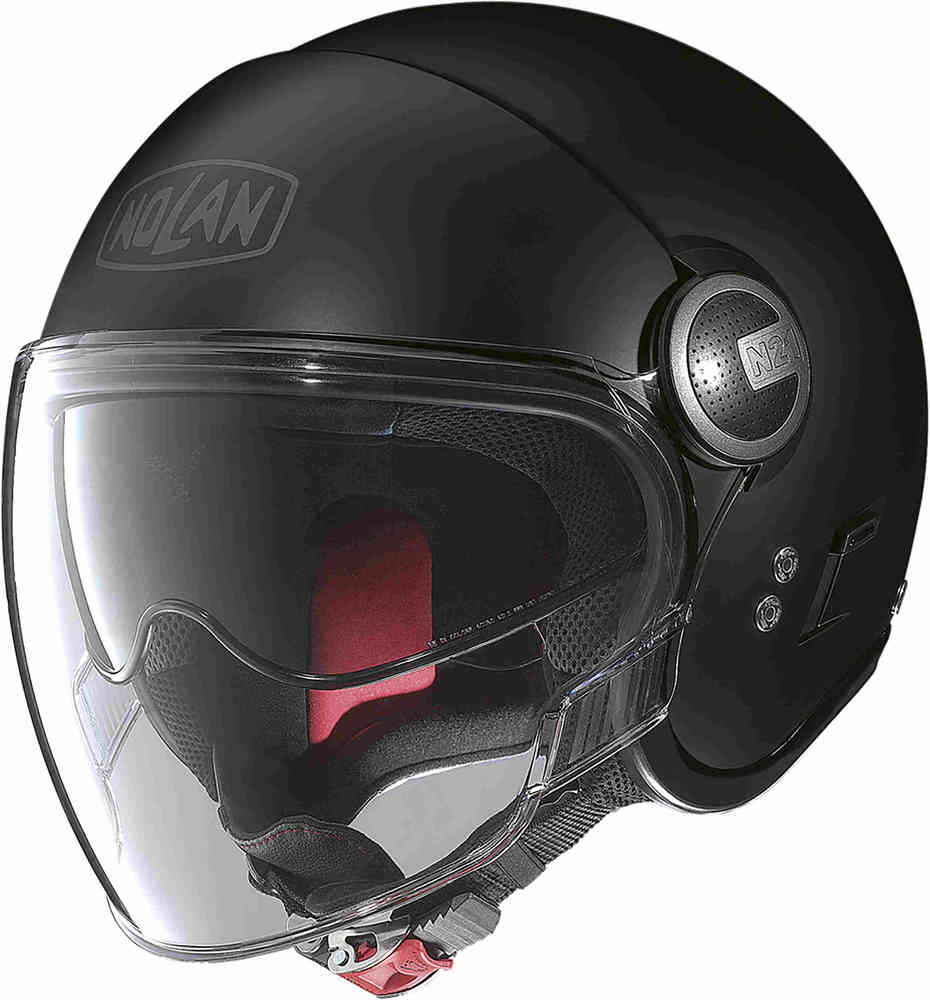 N21 Visor 06 Классический реактивный шлем Nolan, черный мэтт