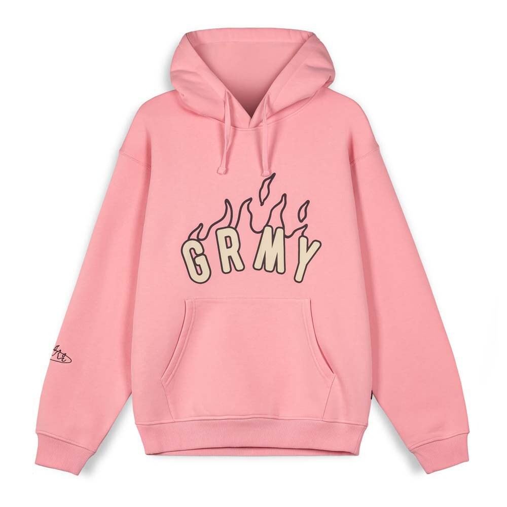 

Худи Grimey Melted Stone Vintage, розовый