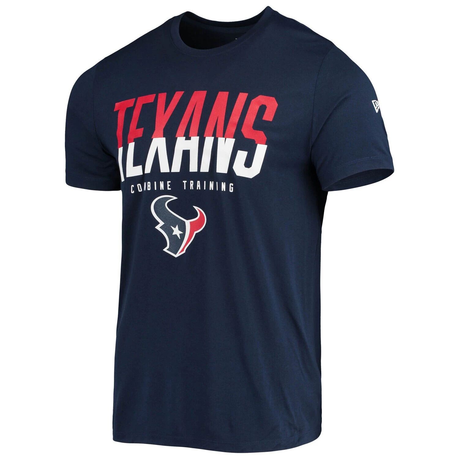 

Мужская темно-синяя футболка Houston Texans Joint Authentic Big Stage New Era