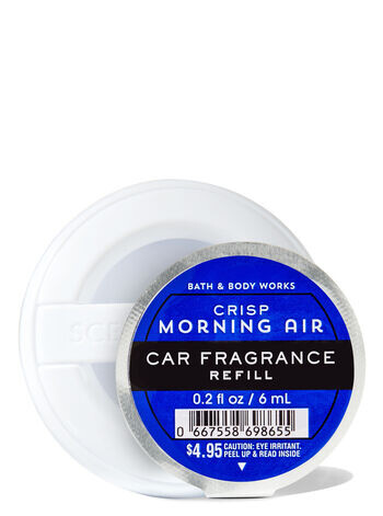 

Ароматизатор для автомобиля Crisp Morning Air, 0.2 fl oz / 6 mL, Bath and Body Works