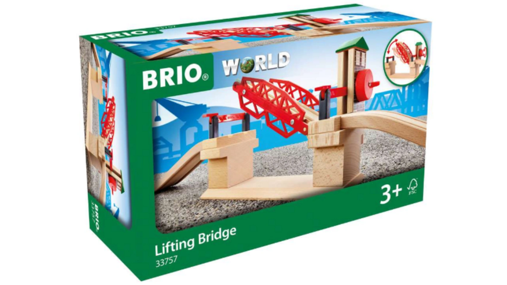 brio вращающийся подъемный кран 33866 Brio Bahn Подъемный мост