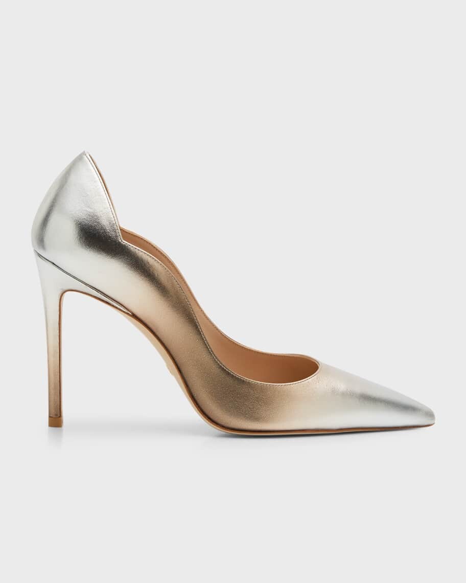 

Туфли-лодочки на шпильке с эффектом металлик Barely There с эффектом омбре Stuart Weitzman