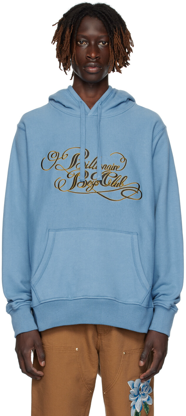 

Синий худи с принтом Billionaire Boys Club