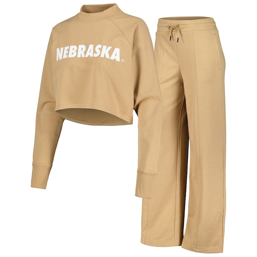 

Пижамный комплект KadyLuxe Nebraska Huskers, загар