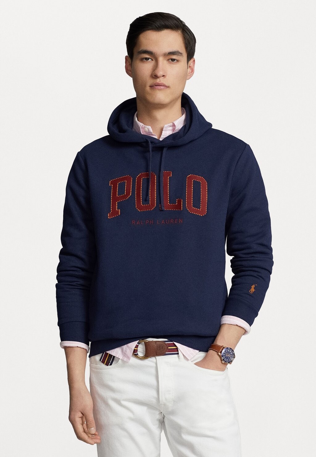 

Толстовка Polo Ralph Lauren Hood Long Sleeve, темно-синий, Черный
