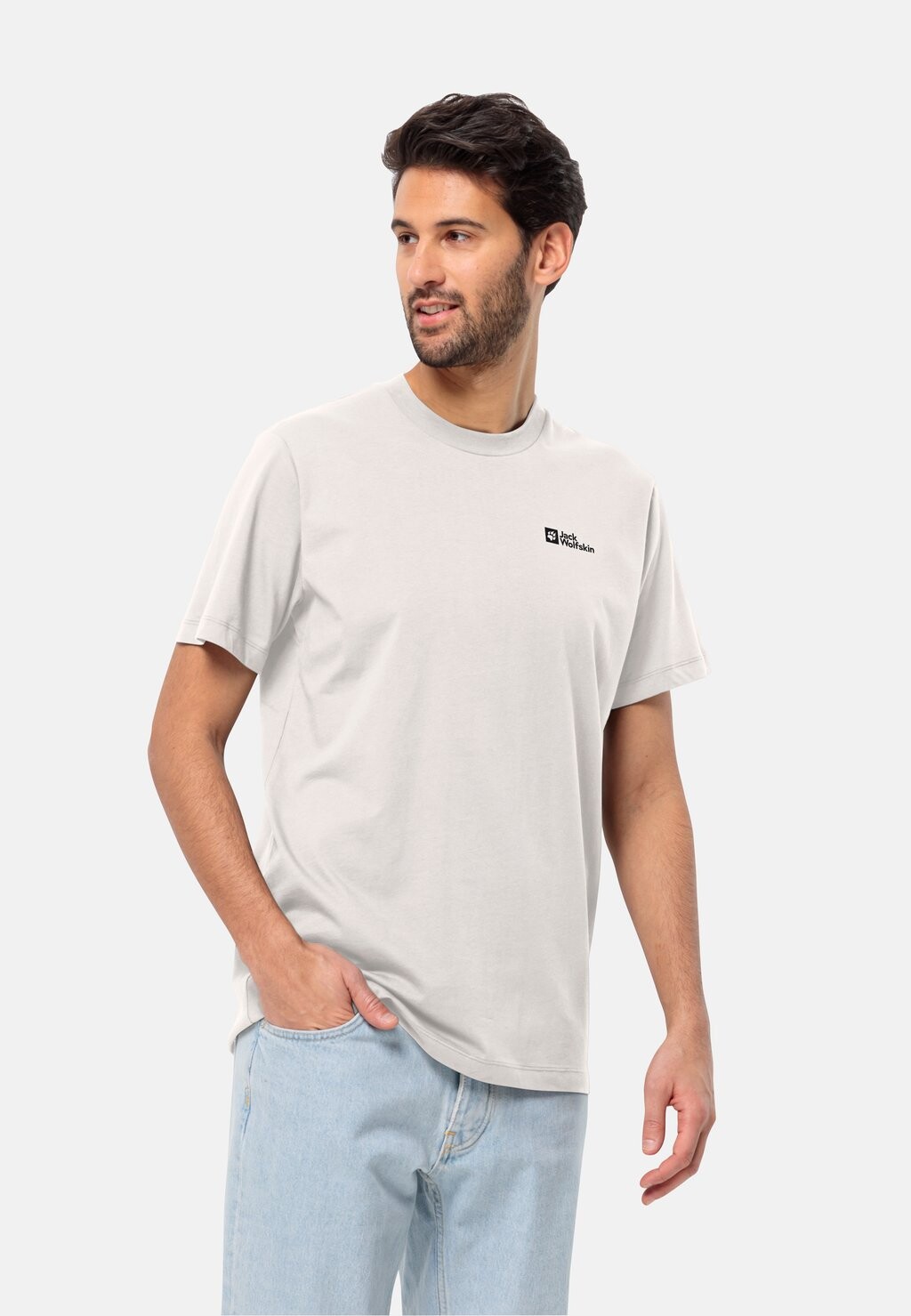 

Футболка базовая ESSENTIAL T M Jack Wolfskin, цвет sea shell