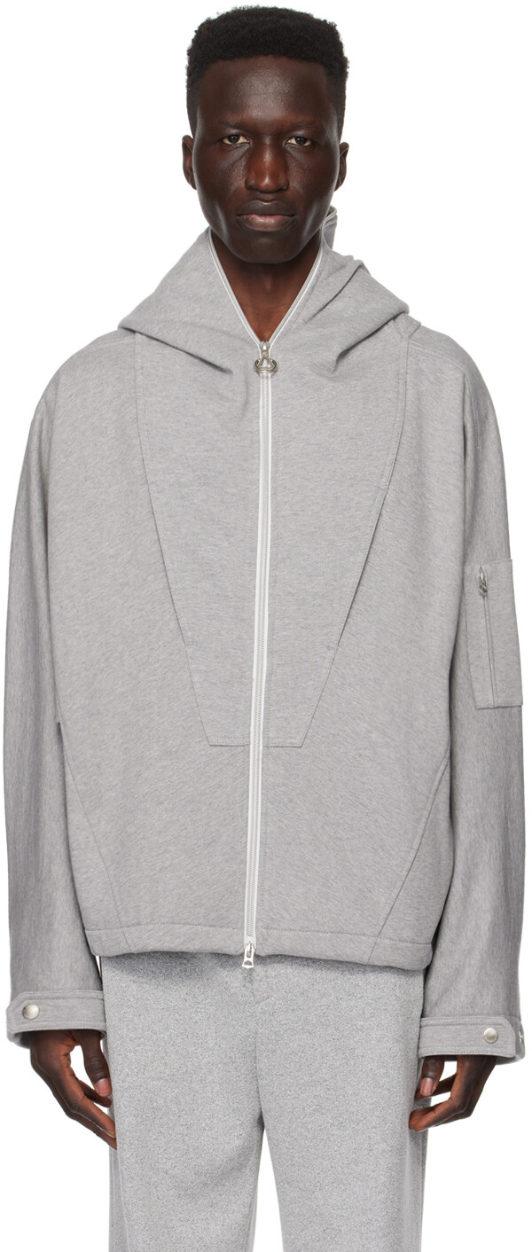 

Серая куртка со вставками Solid Homme, цвет Grey
