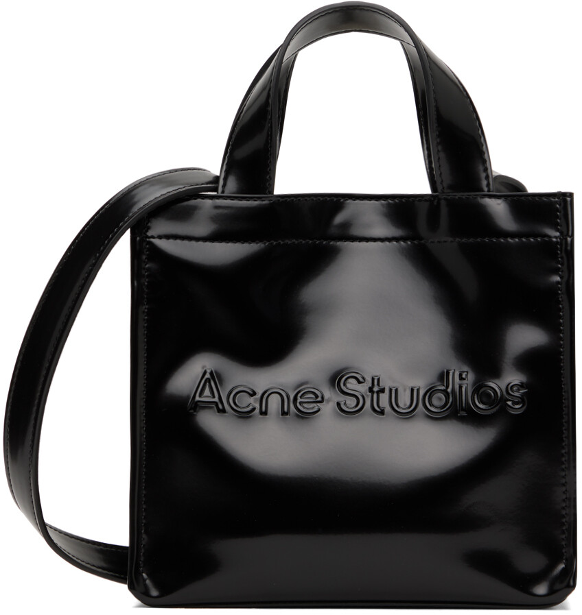 

Черная мини-тоут с логотипом Acne Studios