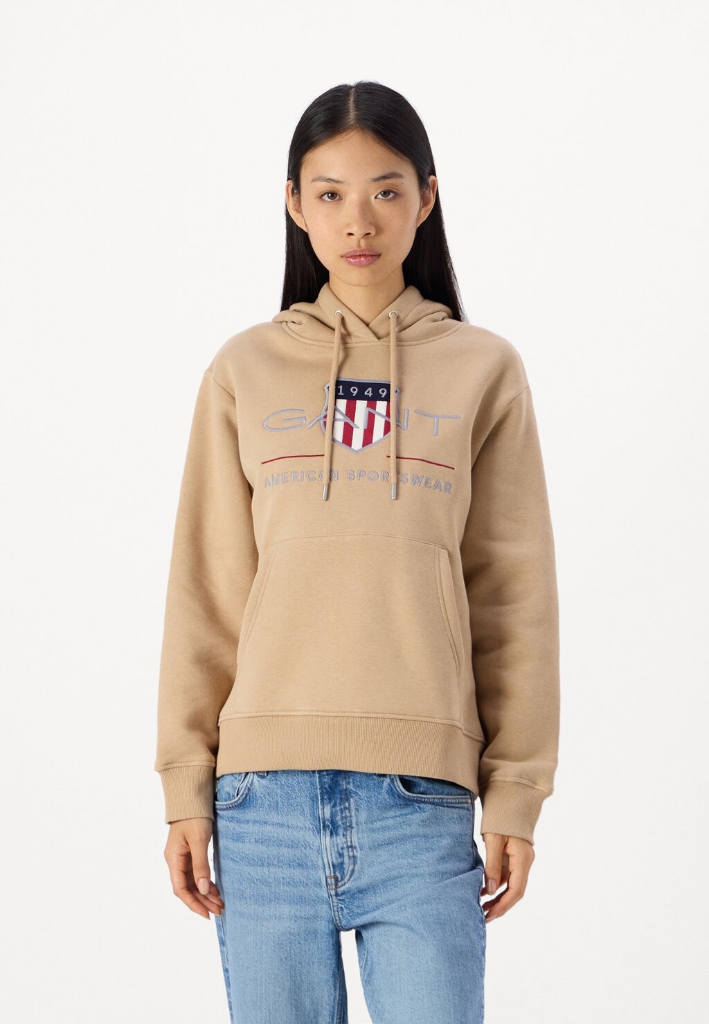 

Спортивный свитер ARCHIVE SHIELD HOODIE GANT, цвет Caramel Beige