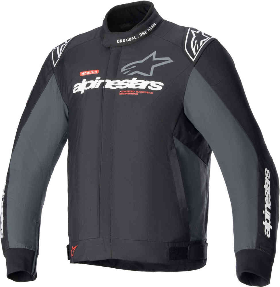 Текстильная мотоциклетная куртка Monza Sport Alpinestars, черный/серый as dsl aiko женская мотоциклетная текстильная куртка alpinestars