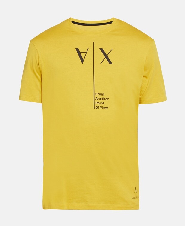 

Футболка Armani Exchange, желтый