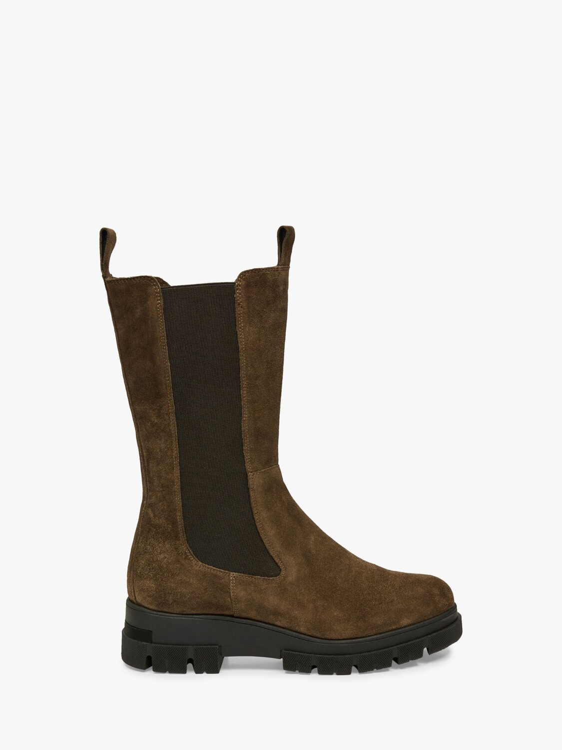 

Замшевые массивные высокие ботинки челси Celtic & Co., цвет Tanners Brown