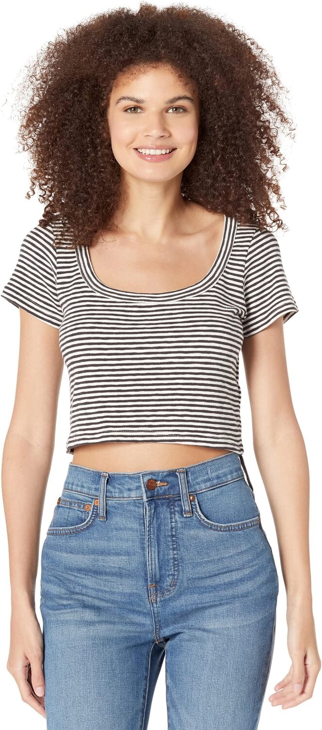 

Укороченная футболка Westville Madewell, цвет Deep Coal