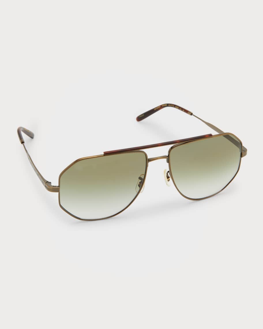 

Солнцезащитные очки-авиаторы с градиентом Brunello Cucinelli & Oliver Peoples