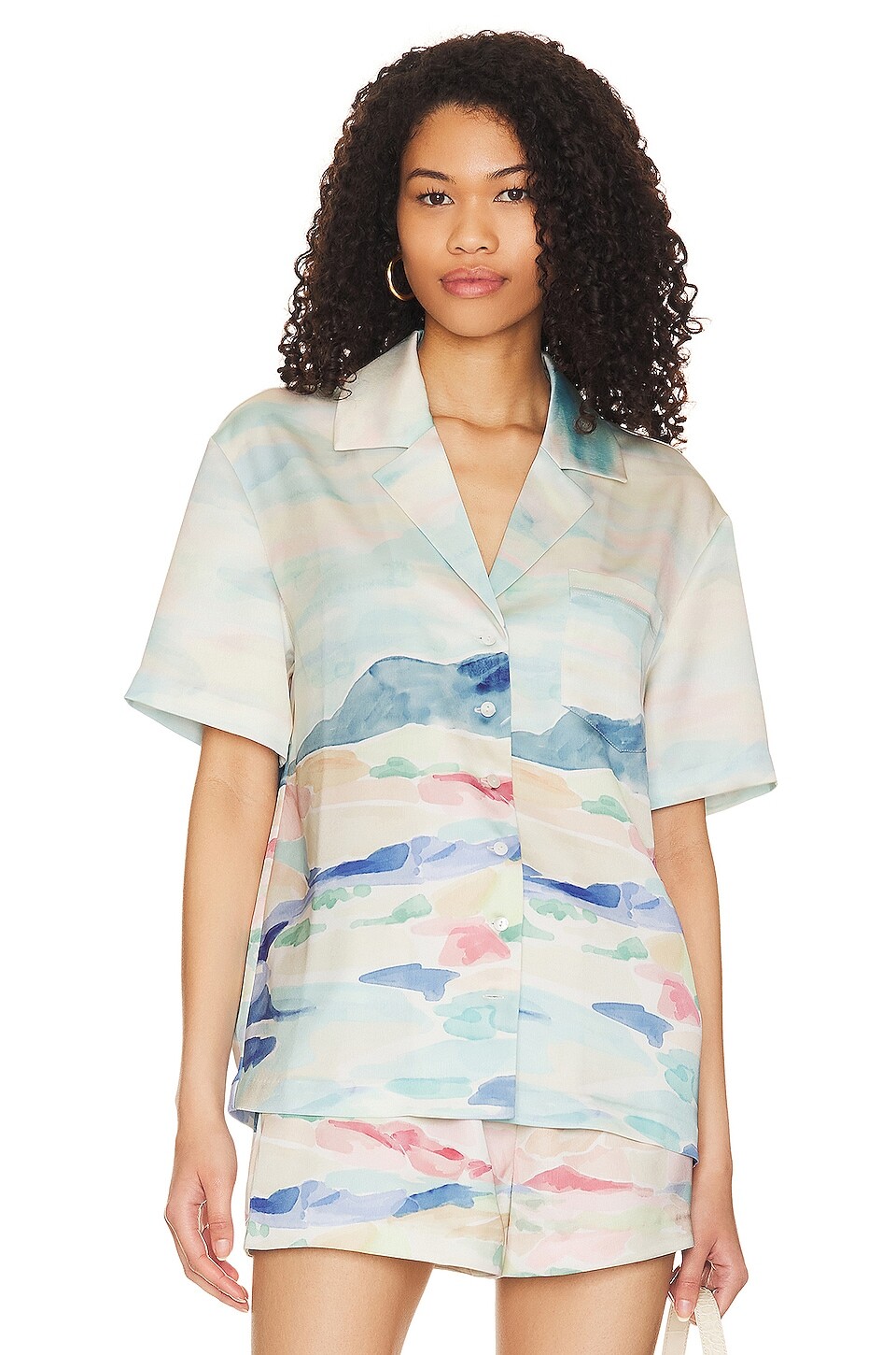 

Топ Song of Style Elsie, цвет Blue Landscape Ab