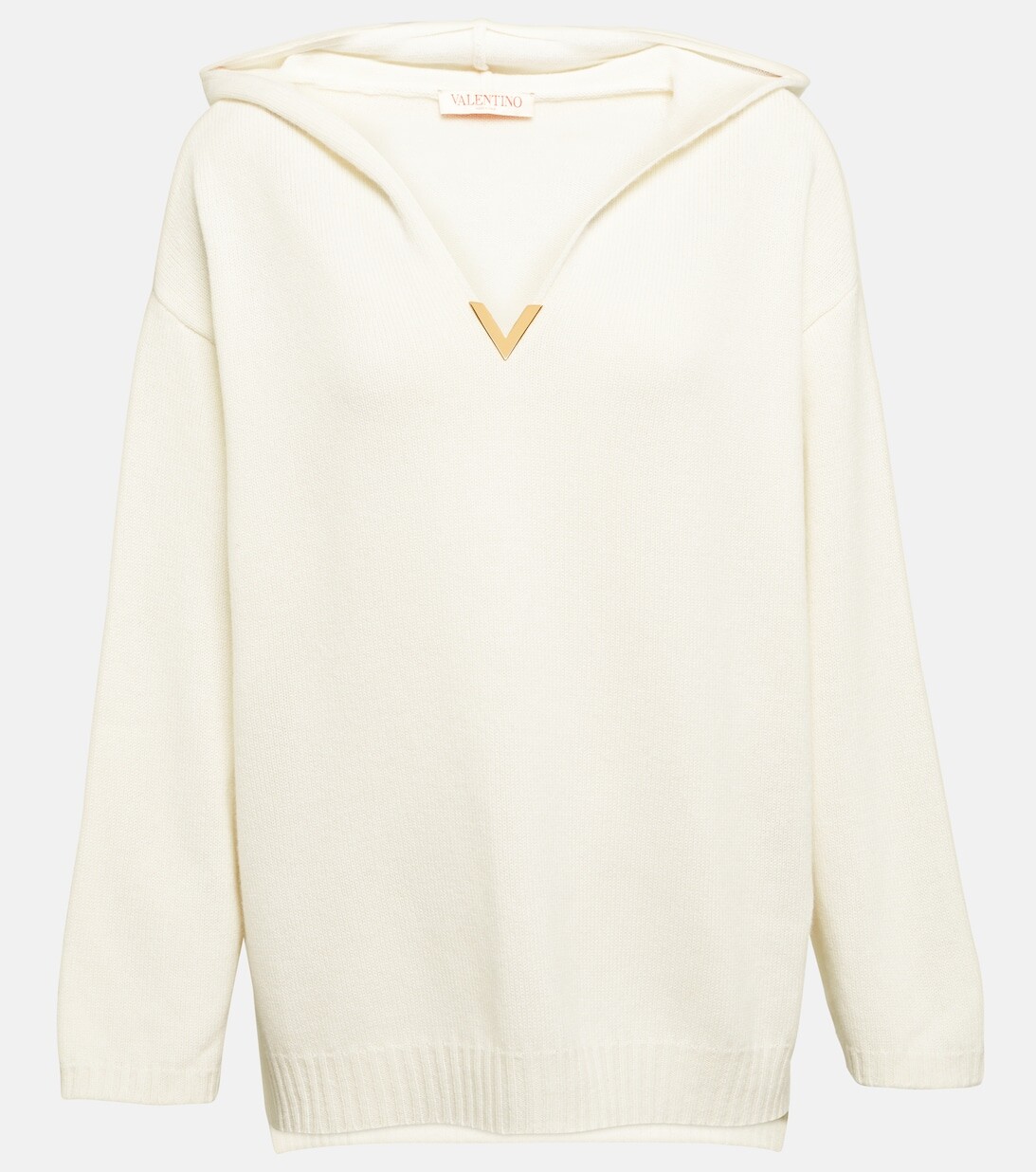 

Кашемировое худи VGOLD VALENTINO, белый