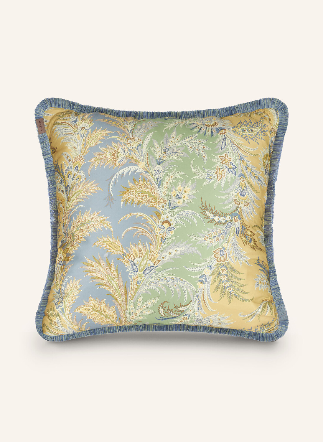

Декоративная подушка ETRO Home, цвет HELLBLAU/DUNKELGELB