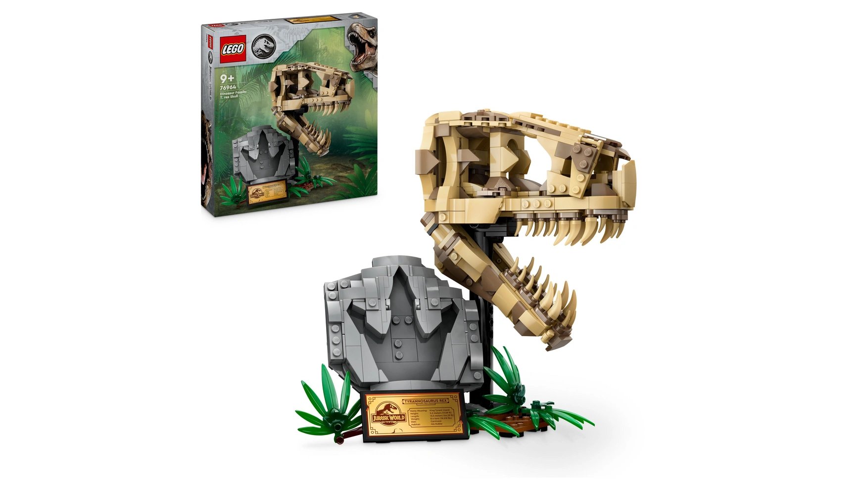 Заказать Lego Jurassic World Окаменелости динозавра: игрушка-динозавр с  головой тираннозавра – цены, описание и характеристики в «CDEK.Shopping»