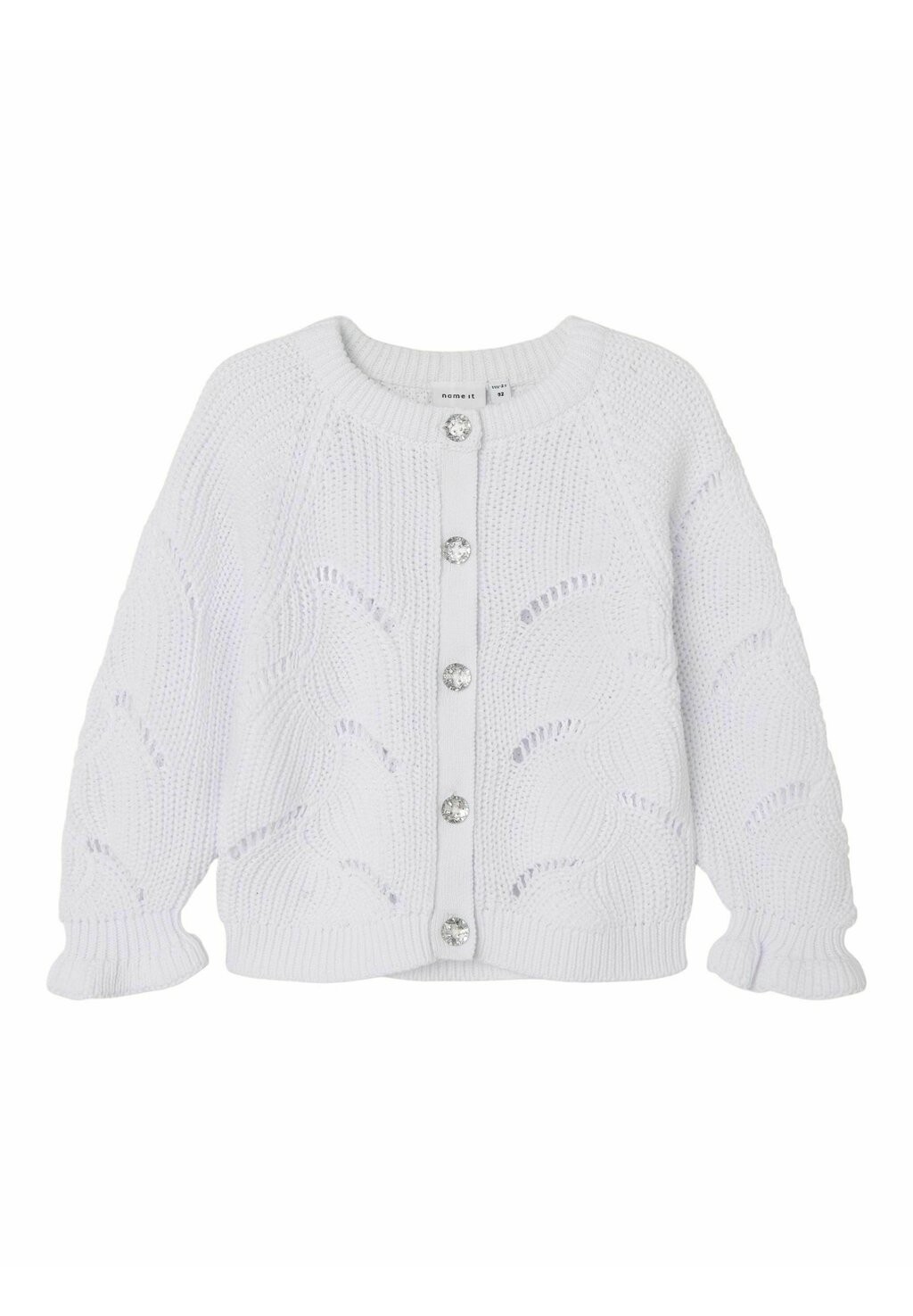 

Кардиган Pointelle Name it, цвет bright white
