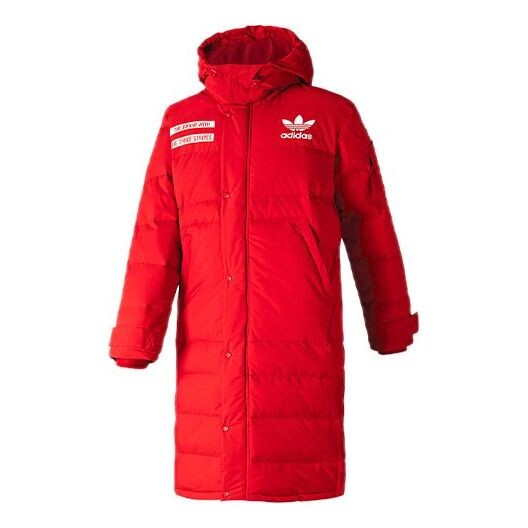 

Пуховик adidas originals Giant Logo Sports Down Jacket Red, красный
