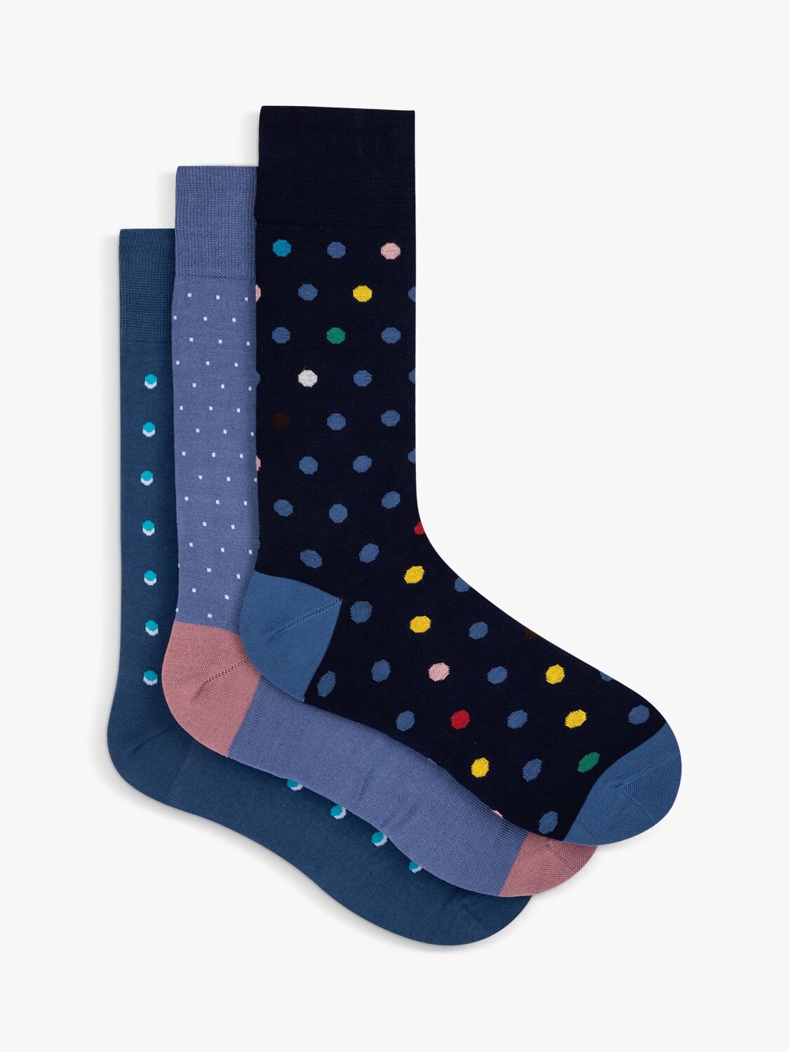 

Носки в горошек Paul Smith, синий мульти
