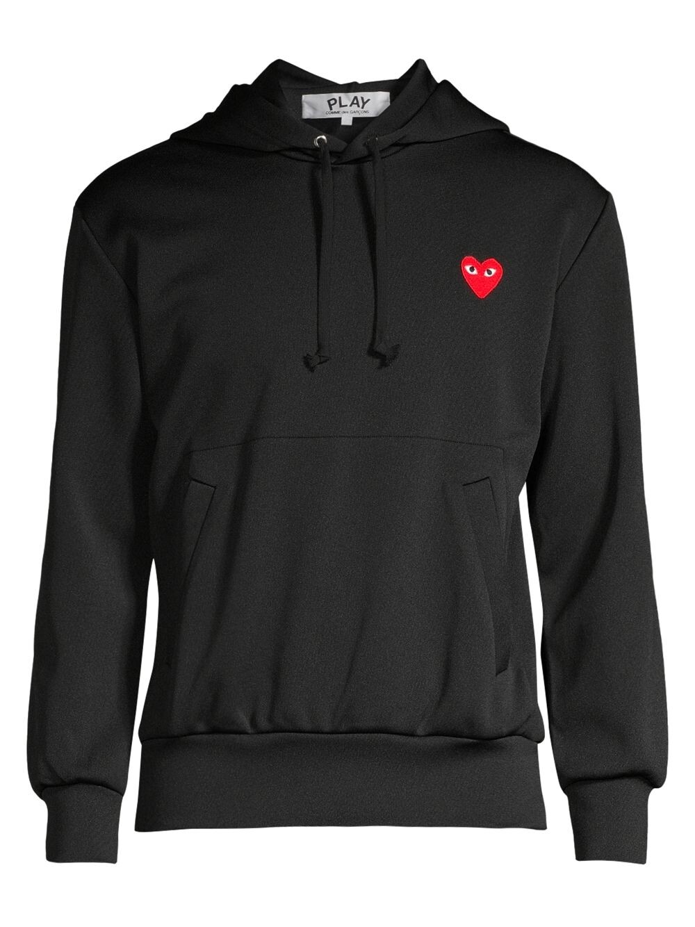 

Худи с вышитым сердцем Comme des Garçons PLAY, черный