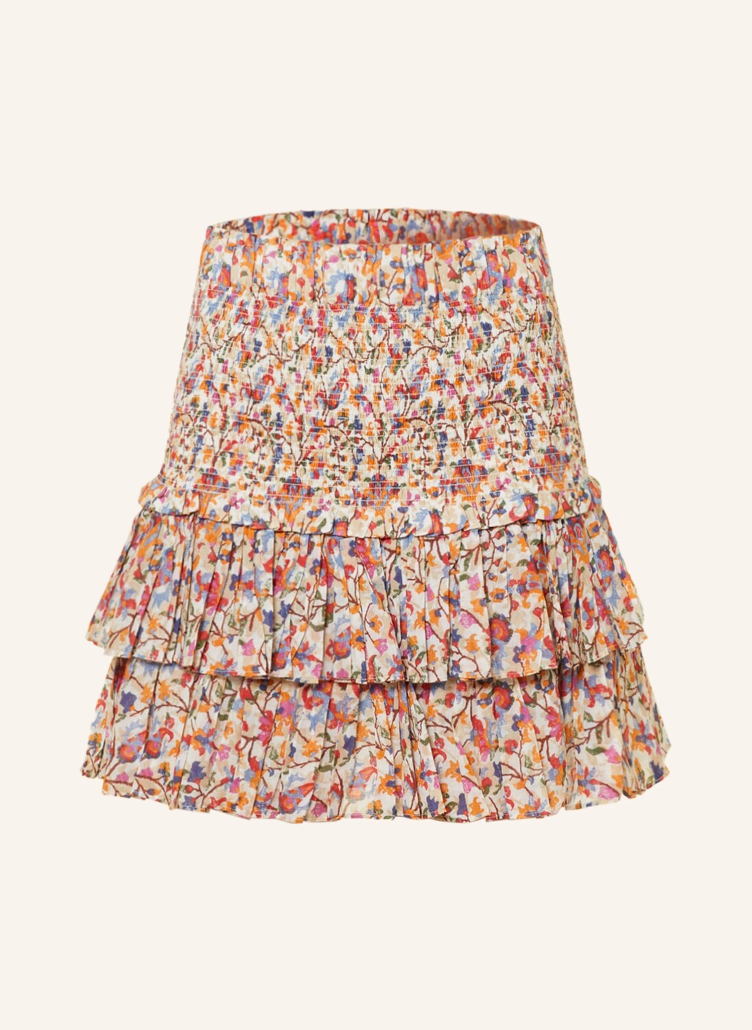 

Юбка ISABEL MARANT ÉTOILE NAOMI mit Volants, белый