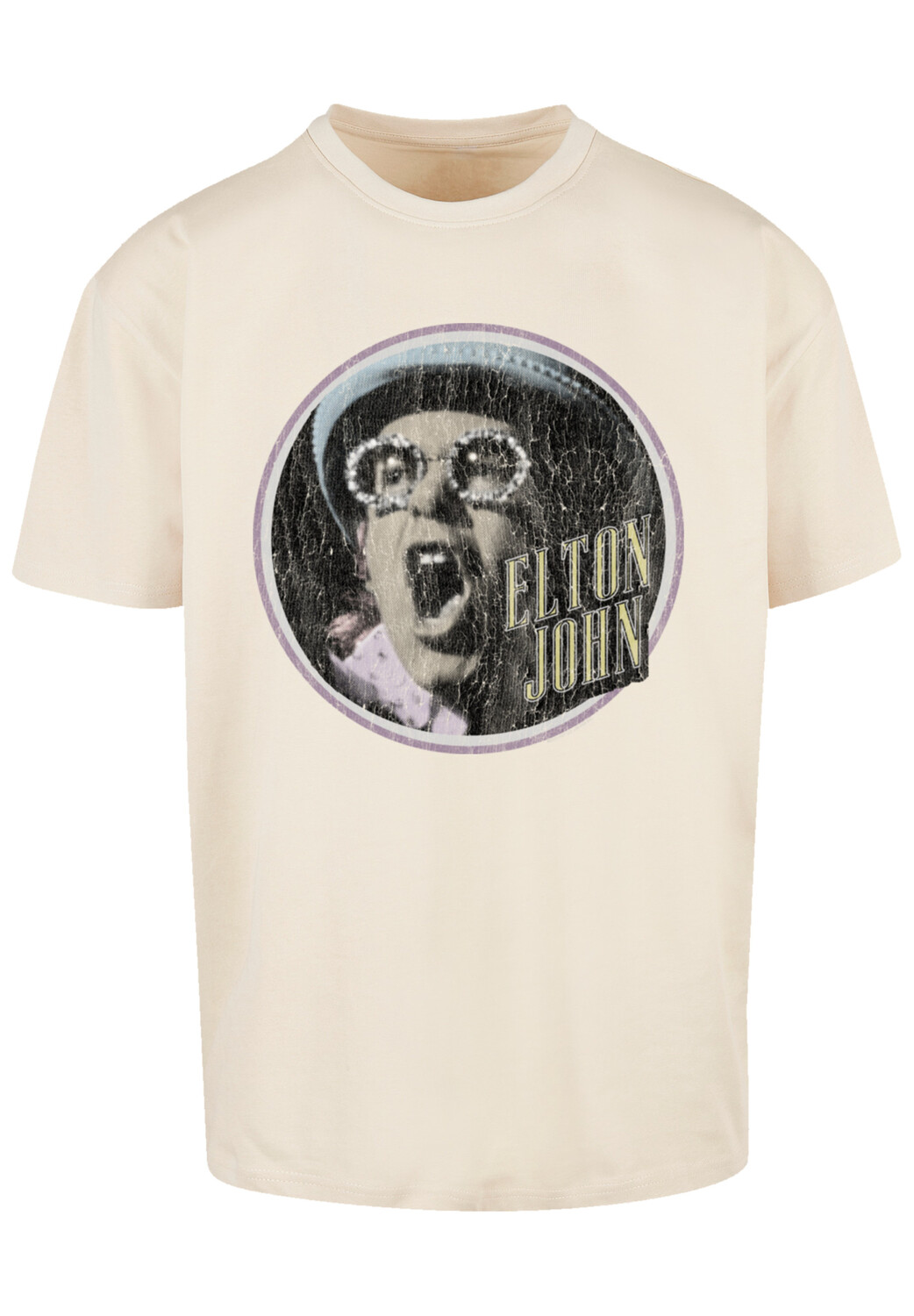 

Футболка F4NT4STIC Elton John Vintage Circle, песочный