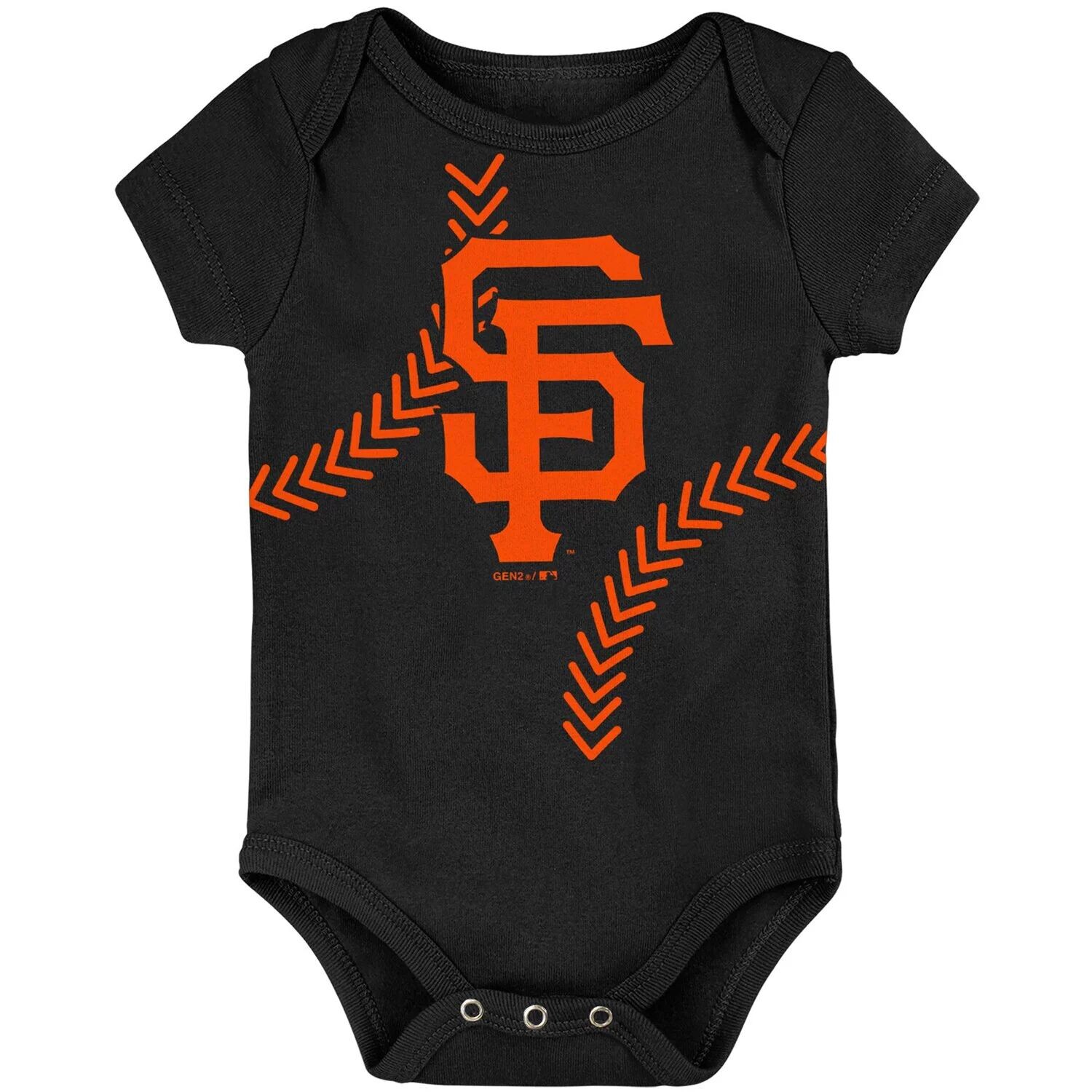 

Черный боди San Francisco Giants Running Home Team для новорожденных и младенцев Outerstuff
