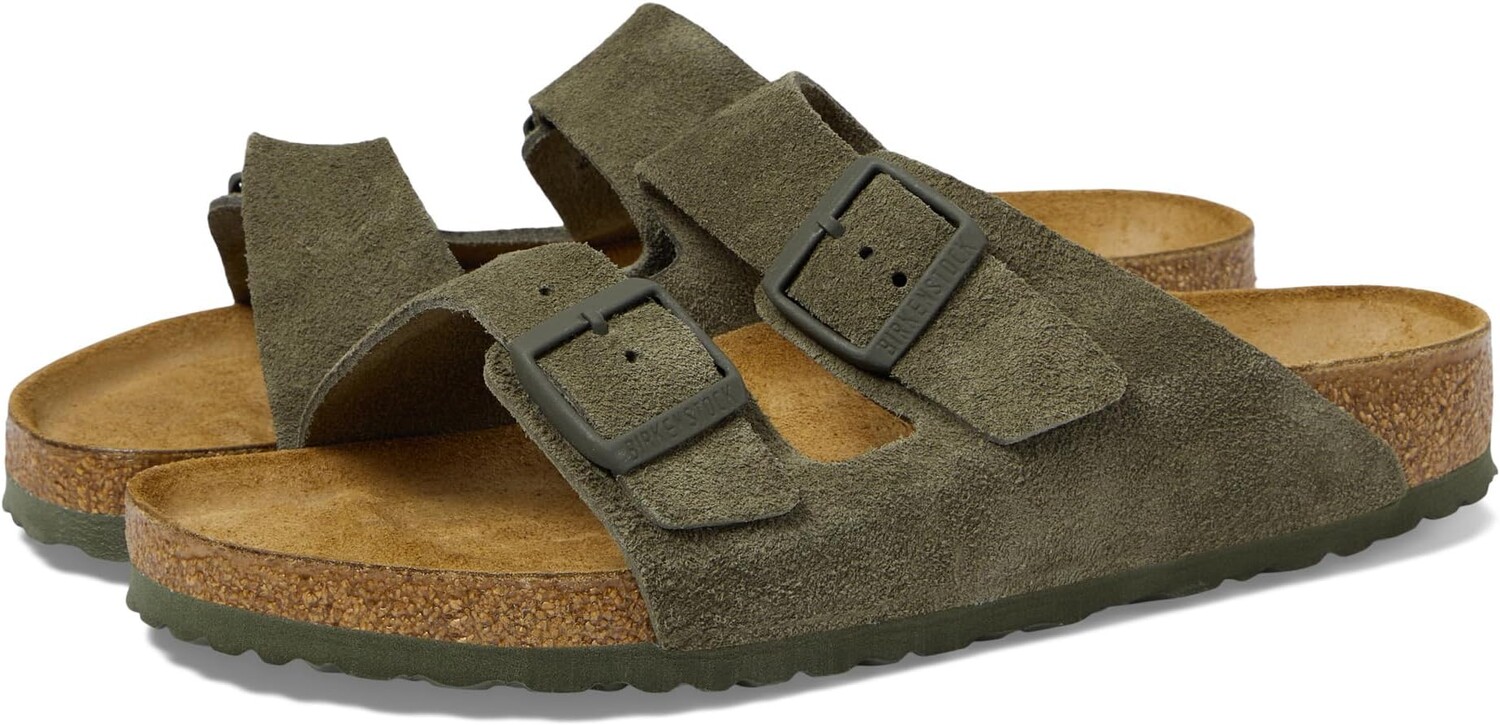

Сандалии Birkenstock Arizona - Suede, цвет Thyme