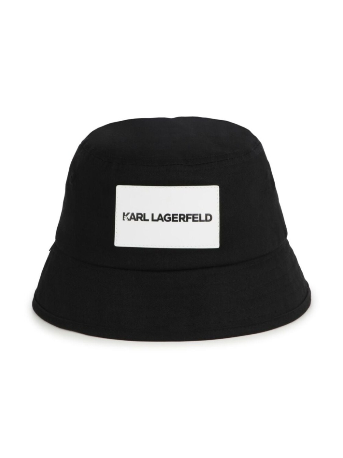

Karl Lagerfeld Kids панама с логотипом, черный