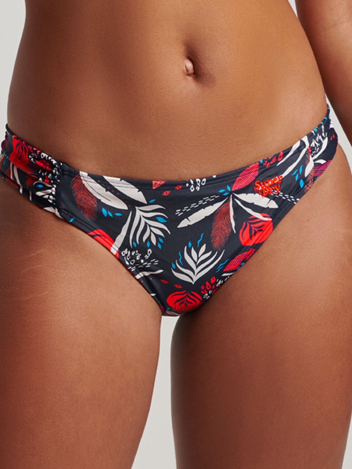 

Плавки бикини со сборками Superdry, темно-синие