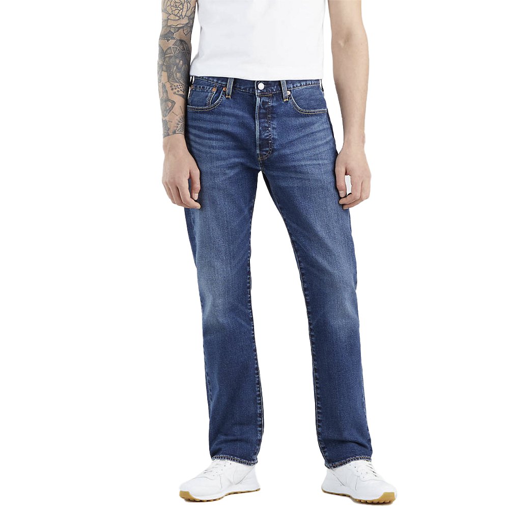 Джинсы Levi´s 501 Original, синий джинсы levi s 501 regular fit темно синий
