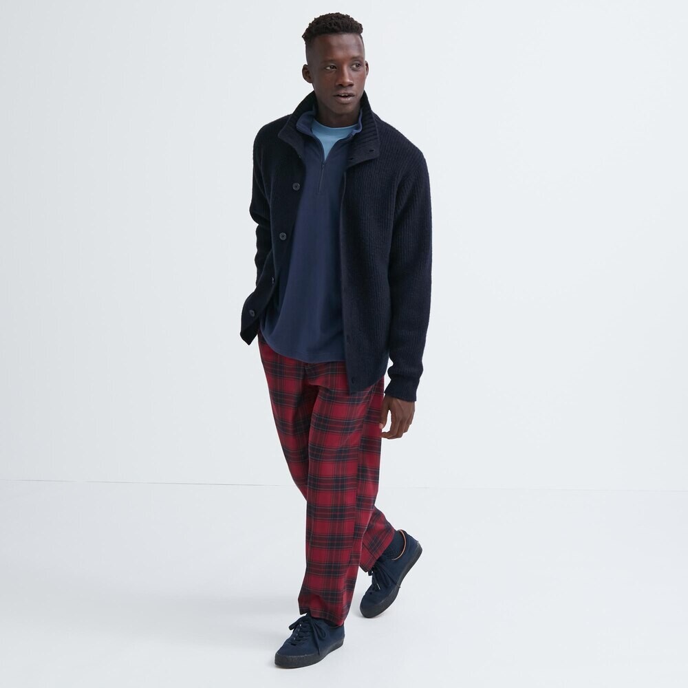 

Uniqlo мужские и женские фланелевые эластичные брюки