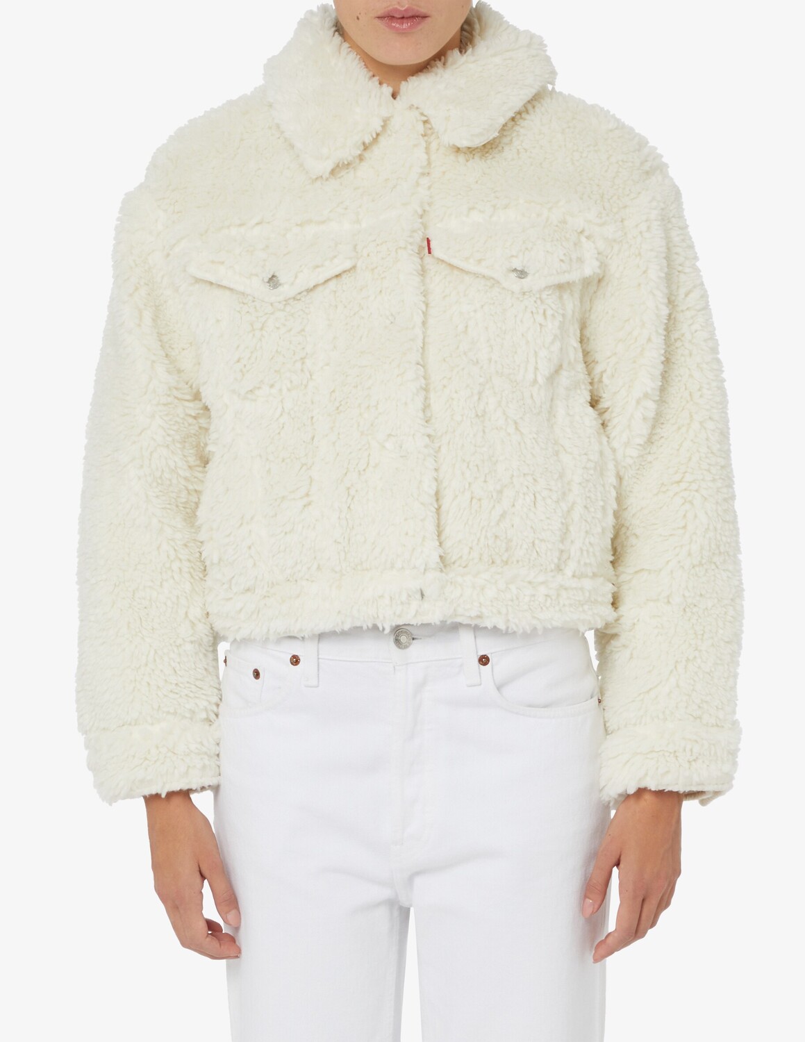 

Куртка дальнобойщика Baby Bubble Sherp Levi's, белый