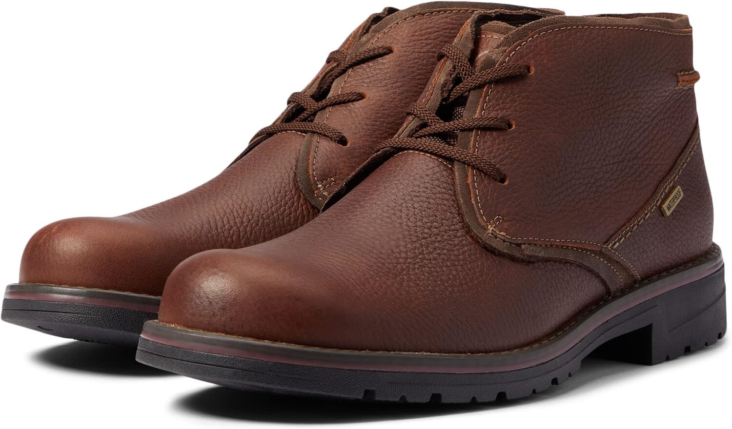 

Ботинки Morris Peak Waterproof Clarks, коричневая мятая кожа