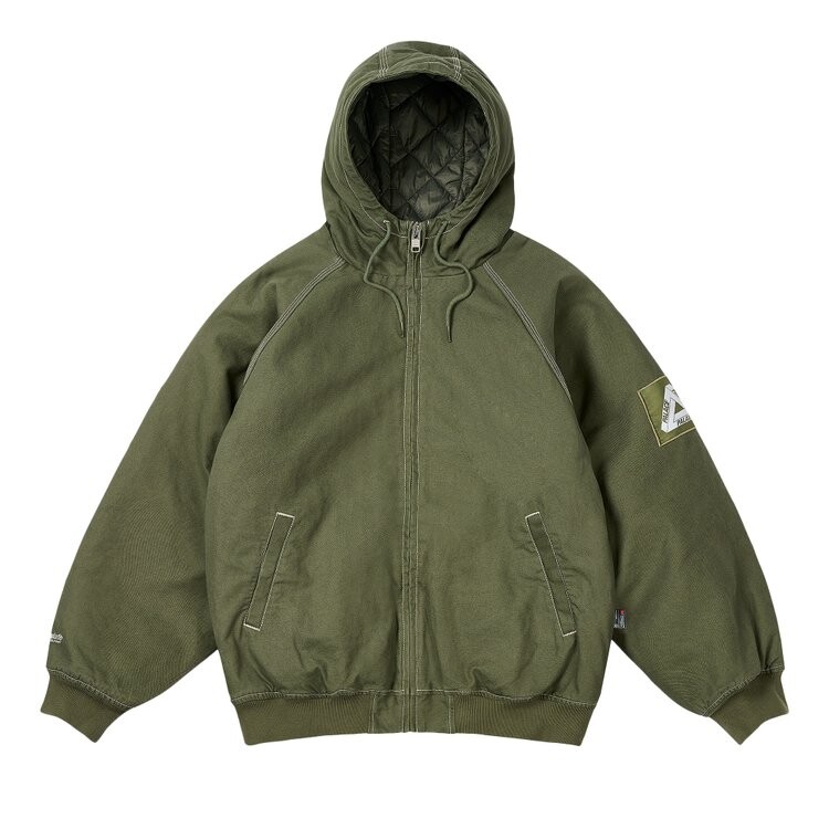 

Куртка Palace 10 Oz Hooded Jacket, оливковый