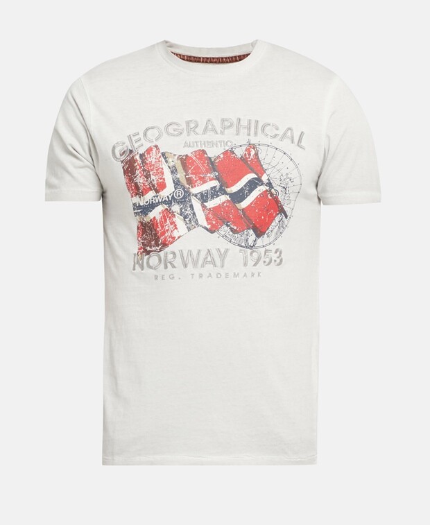 

Футболка Geographical Norway, светло-серый