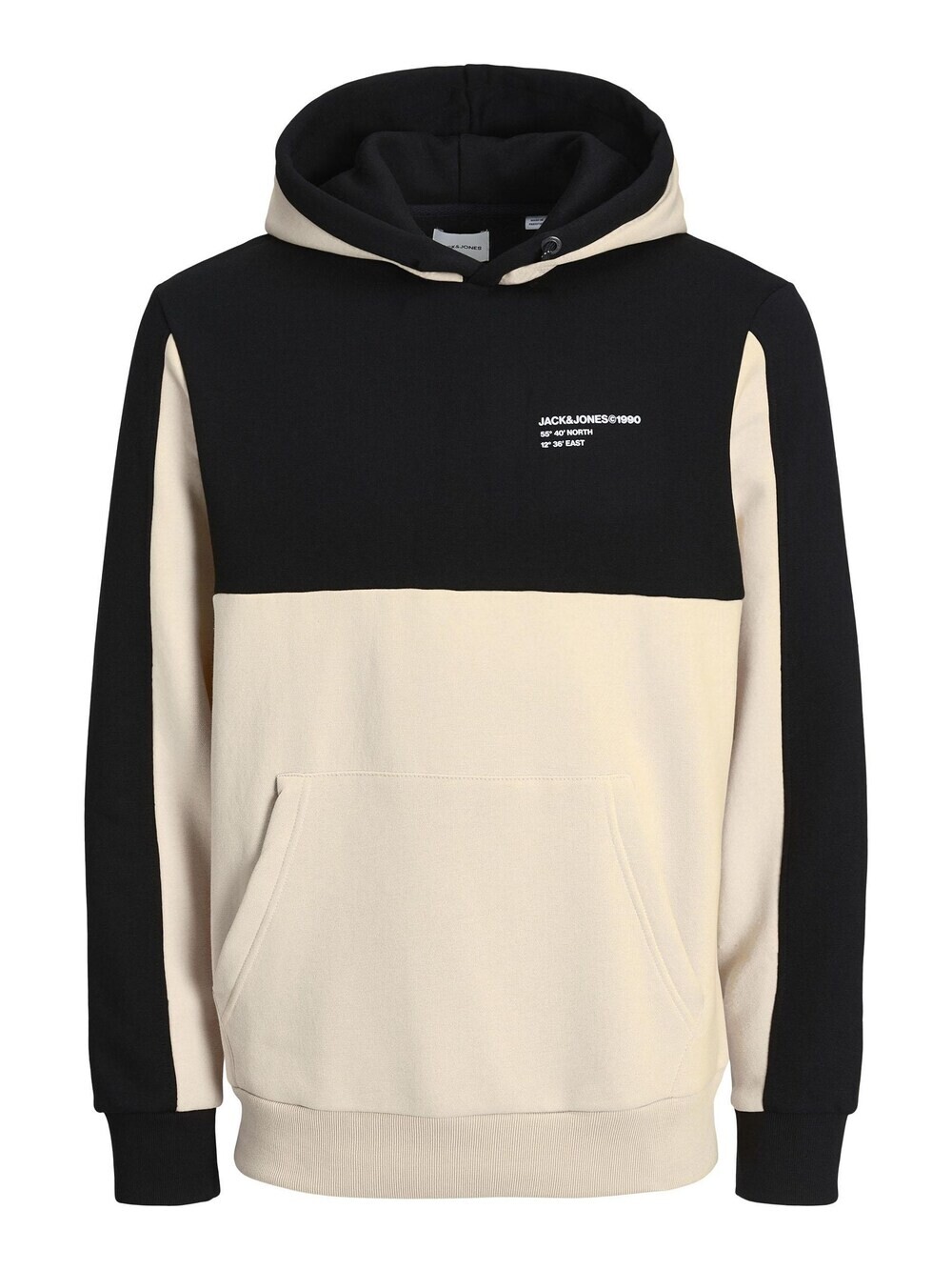 

Толстовка Jack & Jones Junior, бежевый/черный