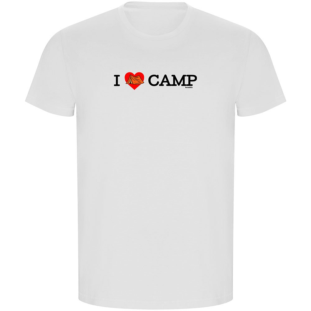 Футболка Kruskis I Love Camp ECO, белый