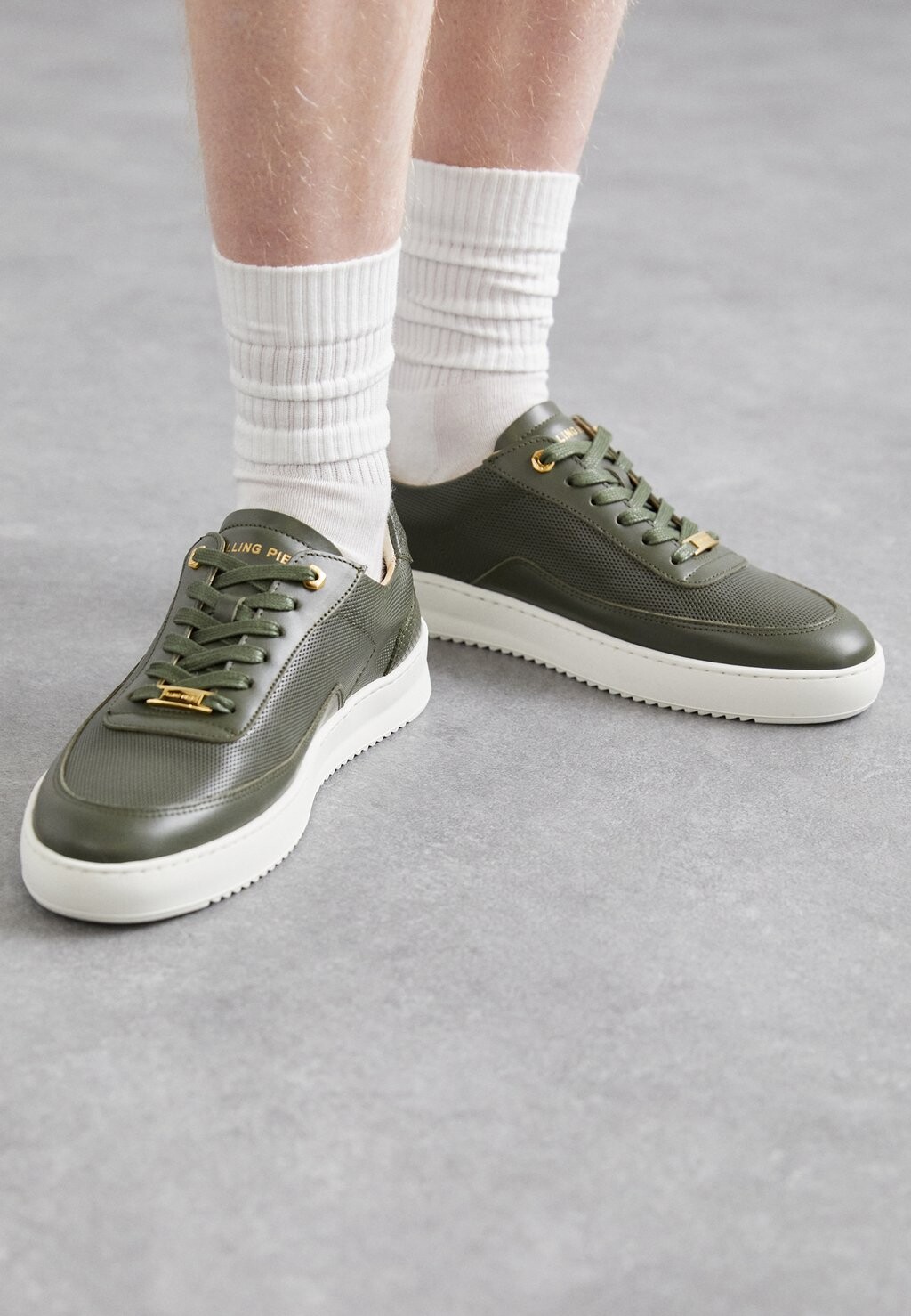 Низкие кроссовки Mondo Aten Unisex Filling Pieces, зеленый кроссовки filling pieces mondo perforated organic unisex green