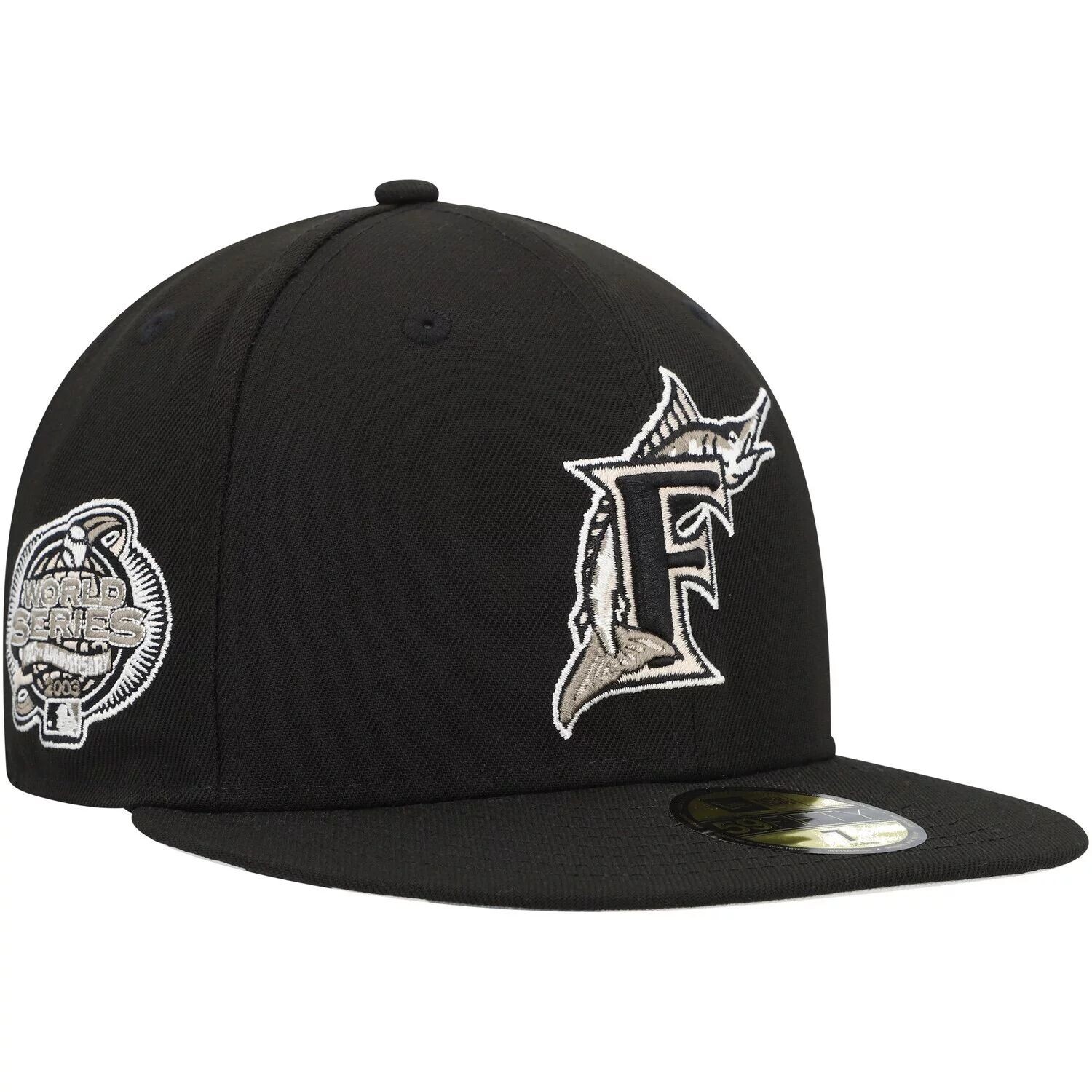 

Мужская шляпа New Era Black Florida Marlins Cooperstown Collection Chrome Camo Undervisor 59FIFTY